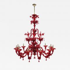 Traditional Venetian Chandelier Made in Murano Italy - 2059847