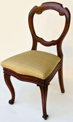 Traditional Victorian Balloon Back Side Chair English Circa 1850 - 2715343