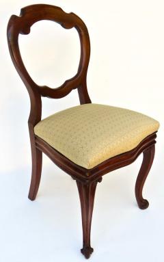 Traditional Victorian Balloon Back Side Chair English Circa 1850 - 2715367