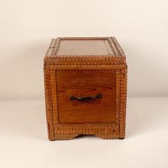 Tramp Art Box U S A circa 1920 - 2947727