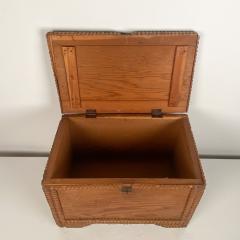 Tramp Art Box U S A circa 1920 - 2947732