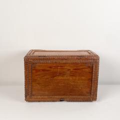 Tramp Art Box U S A circa 1920 - 2947734