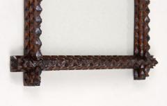 Tramp Art Photo Frame Rustic Style 19th Century Austria circa 1880 - 3595121