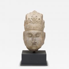 Tranquil Stone Bodhisattva Head - 4173418