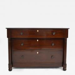 Transformation mahogany chest of drawers desk 19th c  - 4562514