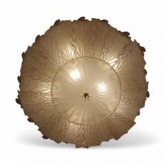 Transparent Murano Leaf Ceiling Lamp - 4224691