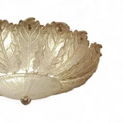 Transparent Murano Leaf Ceiling Lamp - 4224693