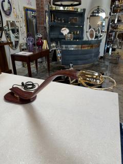 Traso Milano Snakeskin Wrapped Table Lamp Italy 1970s - 4454002