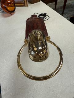 Traso Milano Snakeskin Wrapped Table Lamp Italy 1970s - 4454005