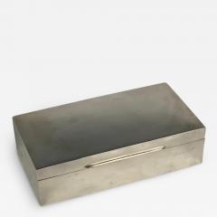 Travail Francais Art Deco Sterling Silver Box - 2878940