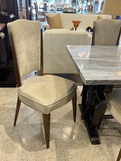 Travail Francais Mid Century Dining Chair Set 8 Chairs - 3365183