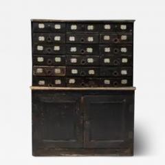 Travail Populaire Apothecary Cabinet France 19th Century - 3728261