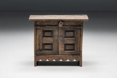 Travail Populaire Folk Art Two Doors Cabinet 1940s - 2748289