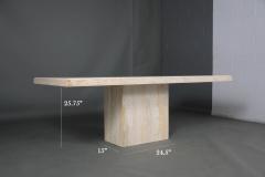 Travertine Dining Room Table - 2572811