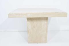 Travertine Marble Side Table - 1260545