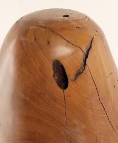 Treen Carving of a Pear in Pear Wood on Custom Stand - 3892743