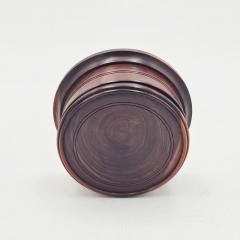 Treen Round Box early 20th century England - 4448227