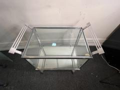 Treitel Gratz Treitel Gratz RARE MODERNIST ART DECO CHROME GLASS BAR CART BY TREITEL GRATZ - 4136001