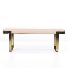 TriMark Trimark Studios Mid Century Brass Bench - 3846218