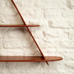 Triangular Amager Hanging Shelf After Peder Moos Denmark 1960s - 3170294