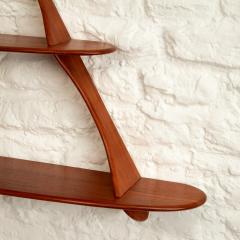 Triangular Amager Hanging Shelf After Peder Moos Denmark 1960s - 3170298
