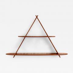 Triangular Amager Hanging Shelf After Peder Moos Denmark 1960s - 3177788