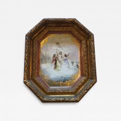 Trimph Der Venus Royal Vienna Platter Framed Signed and W Bee Hive Marking - 3000448