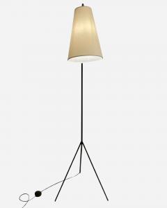 Tripod floor lamp with adjustable cone shade Paris France circa 1950 - 4242497