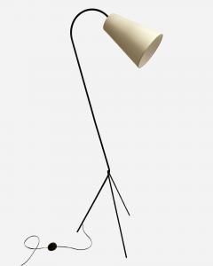 Tripod floor lamp with adjustable cone shade Paris France circa 1950 - 4242501