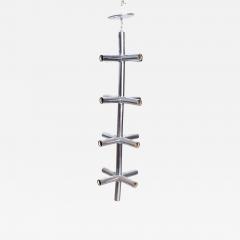 Trix Robert Haussmann Modular Chandelier Tubular Chrome Swiss Lamp Co Trix Robert Haussmann 1960s - 2074354