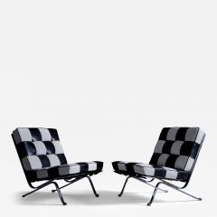 Trix Robert Haussmann Pair of Robert Trix Hausmann RH 301 for DeSede Lounge Chairs 1960s - 3440609
