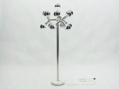 Trix Robert Haussmann Swiss Mid century chrome floor lamp Trix and Robert Haussmann 1965 - 1565255