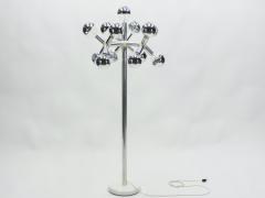 Trix Robert Haussmann Swiss Mid century chrome floor lamp Trix and Robert Haussmann 1965 - 1565258