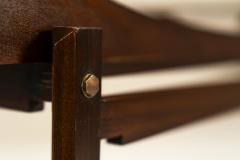 Trolley In Solid Wood Finished With Mahogany Veneer Italy 1960s - 3297695