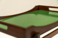 Trolley In Solid Wood Finished With Mahogany Veneer Italy 1960s - 3297696