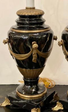Trompe lOeil Faux Marble Table Lamps a Pair - 1963207