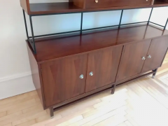 True Mid Century Classic Inlaid Rosewood Walnut Credenza Cabinet by Stanley USA - 2556108