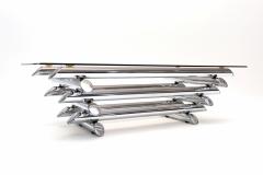 Tubular Chrome Coffee Table - 265662