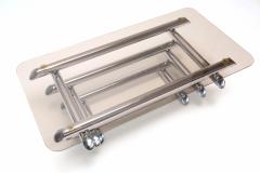 Tubular Chrome Coffee Table - 265663