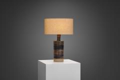 Tue Poulsen Glazed Stoneware Table Lamp by Tue Poulsen Denmark 20th Century - 3866832