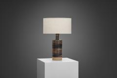 Tue Poulsen Glazed Stoneware Table Lamp by Tue Poulsen Denmark 20th Century - 3866833