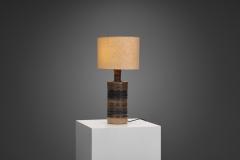 Tue Poulsen Glazed Stoneware Table Lamp by Tue Poulsen Denmark 20th Century - 3866834