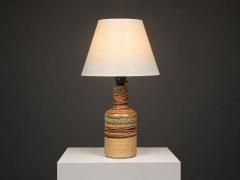 Tue Poulsen Tue Poulsen Table Lamp Beige Stoneware Denmark 1950s - 4712954