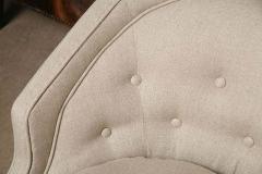 Tufted Chit Chat Armchairs in Linen Colors - 1804111