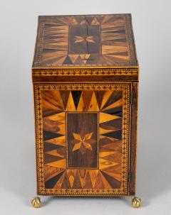 Tunbridge Ware Inlaid Rosewood Jewelry Box - 1900715