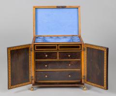 Tunbridge Ware Inlaid Rosewood Jewelry Box - 1900718