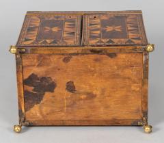 Tunbridge Ware Inlaid Rosewood Jewelry Box - 1900724