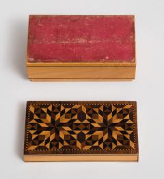 Tunbridge Ware Satinwood Jewelry Box - 1689658