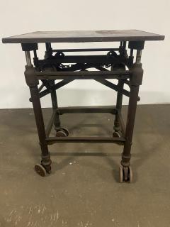 Turn Of the 20th Century Adjustable Printers Turtle Table - 4725093