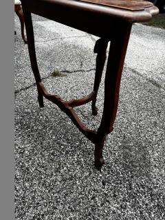 Turn of the Century Figural Louis XV Style Demilune Table - 4481668